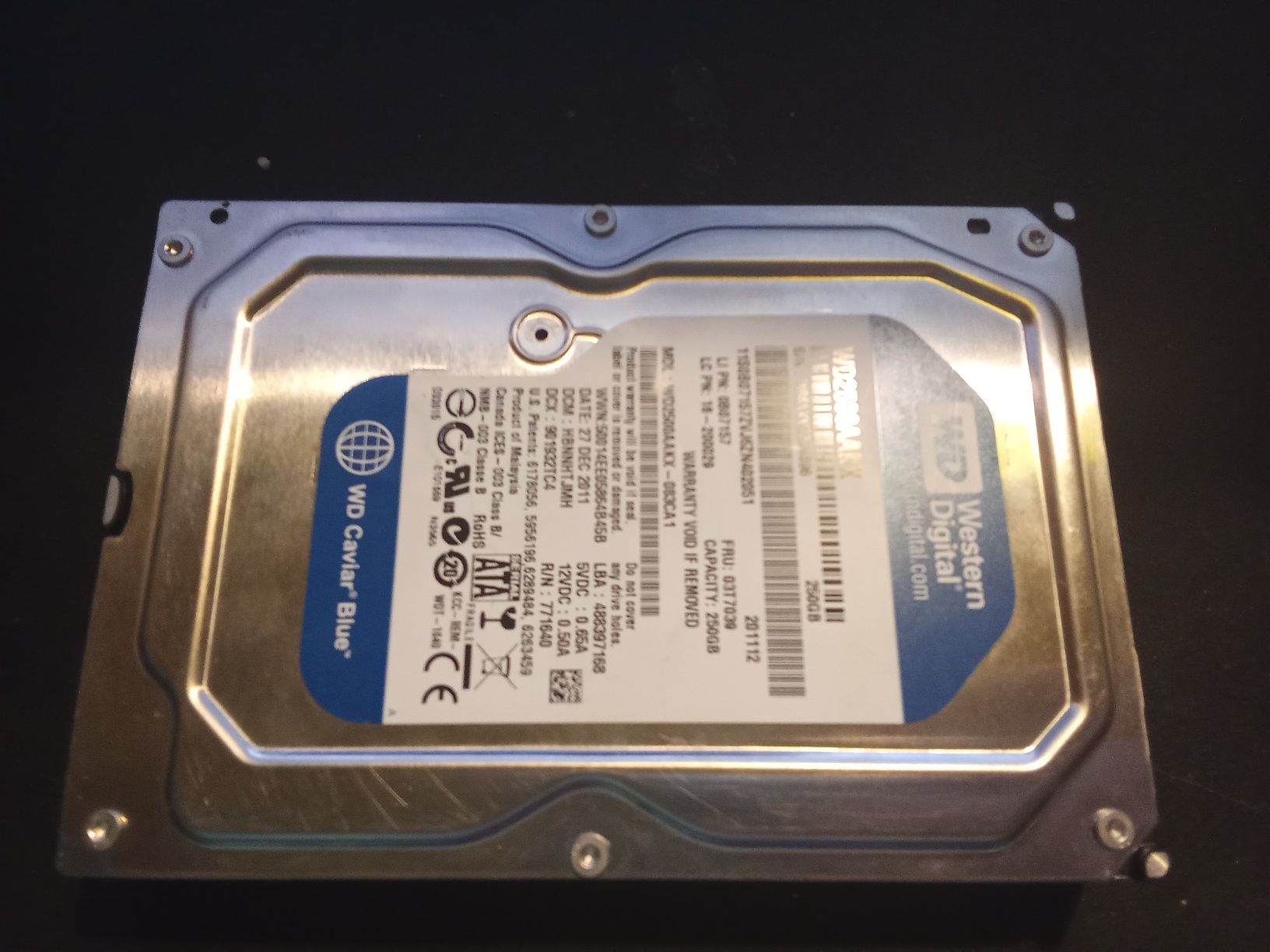 Dysk HDD 250gb WD blue