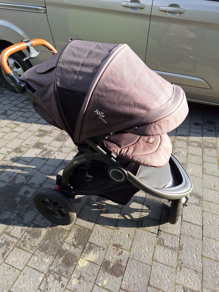 Wózek 3 kołowy Joie duży biegowy spacerowy