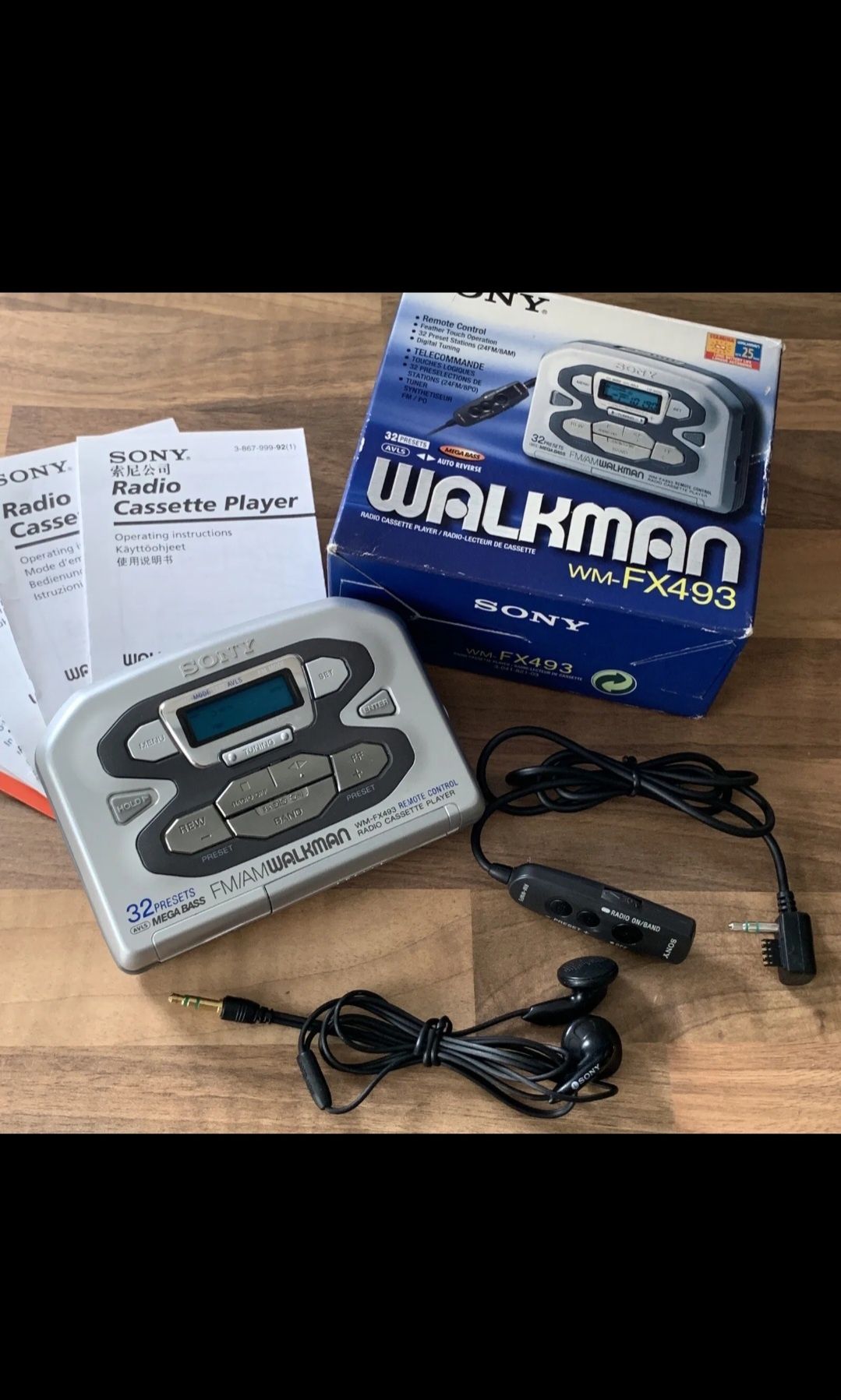 Walkman Sony WM - FM493