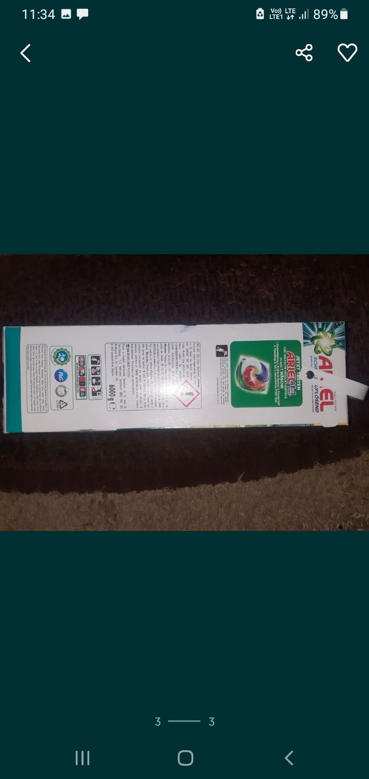 Ariel Universal Lenor 6kg - Niemcy . Oryginał !