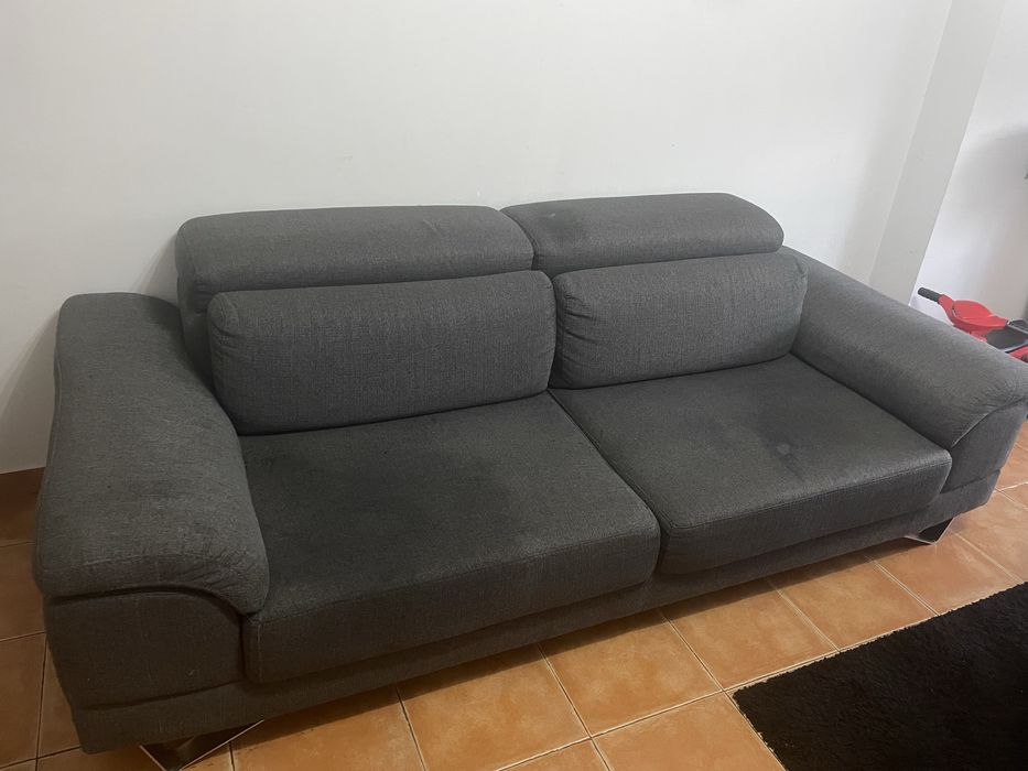 Vendo sofa cinzento