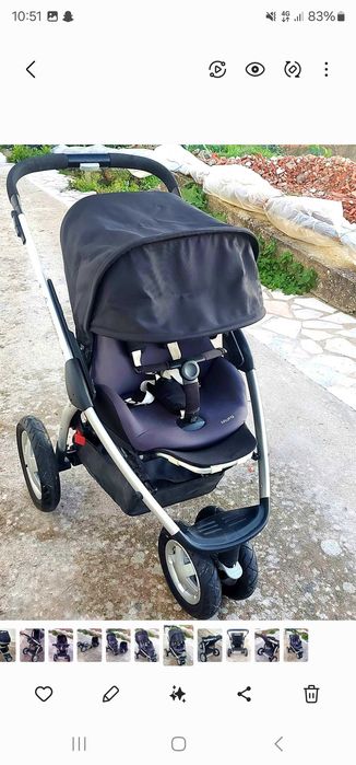 Carrinho de bebe completo