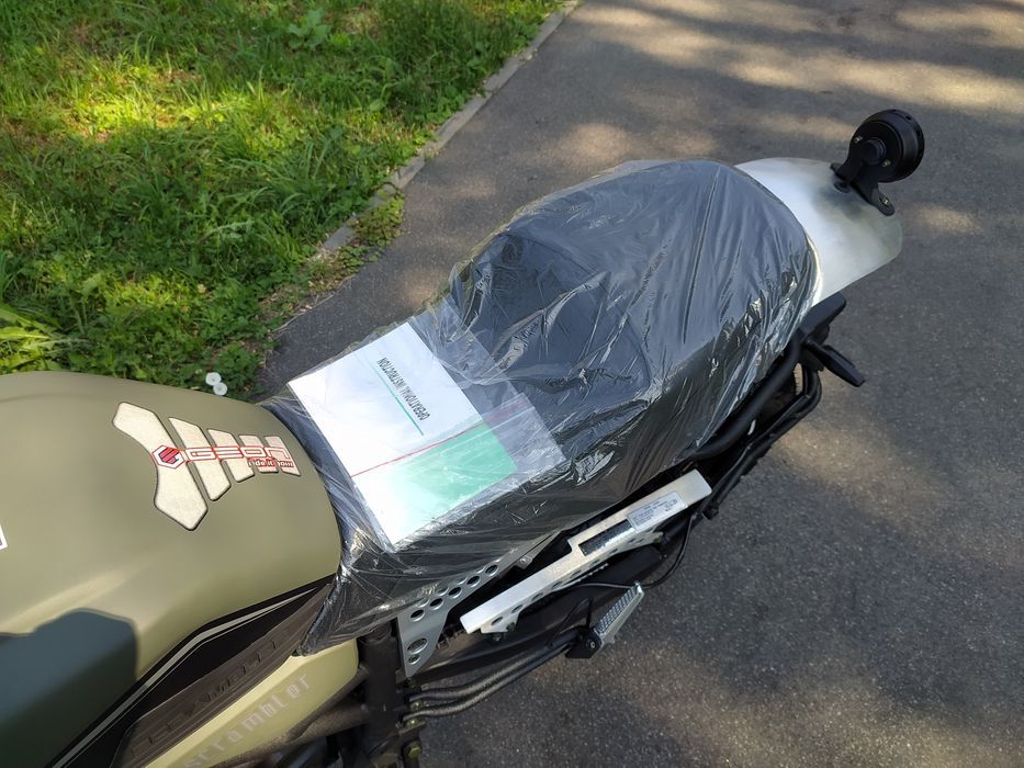 продам мотоцикл Geon Scrambler 250 чорний/зелений  2024