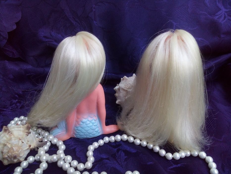 Кукла ГДР Русалочка 1960-е винтаж 13 см резина эмаль русалка Германия