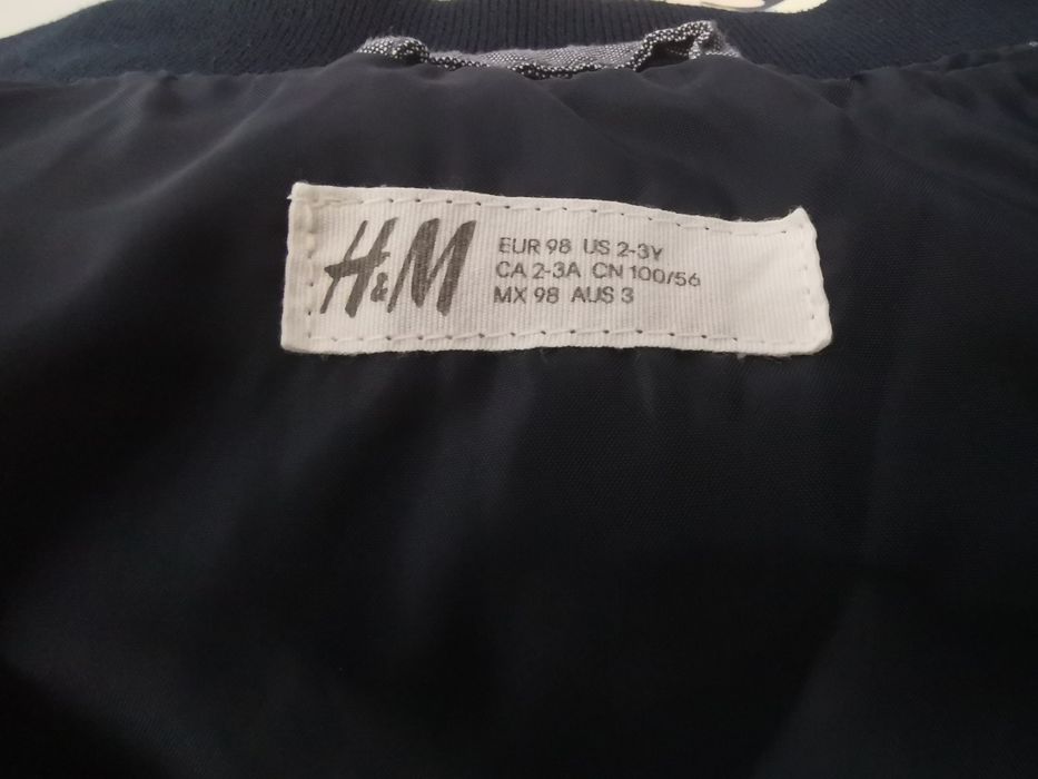 Blusão hm 98cm 3anos