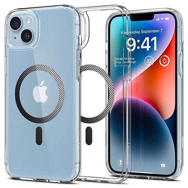 Spigen Ultra Hybrid Mag Magsafe Iphone 14 Plus / 15 Plus Carbon Fiber