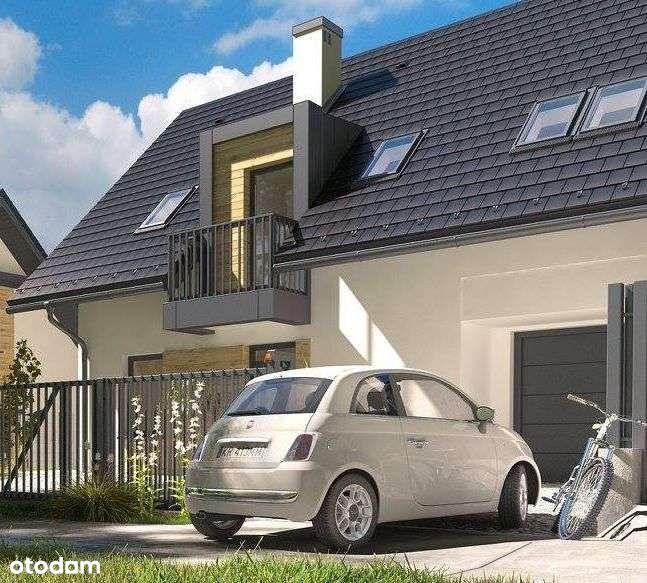 Nowy Dom133m2 z garażem w stanie deweloperskim