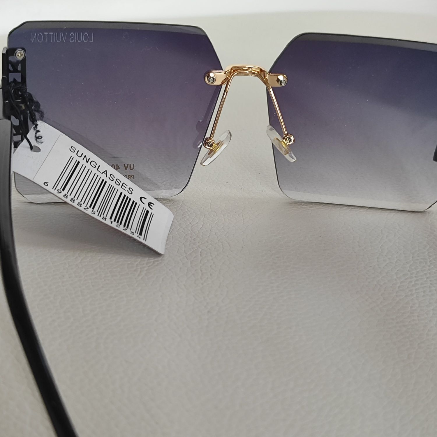 Okulary Lv Louis Vuitton damskie fioletowe okularki UV400 ochrona