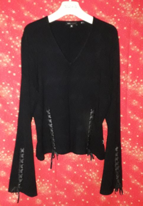 BCBG Maxazria czarny sweter r.M