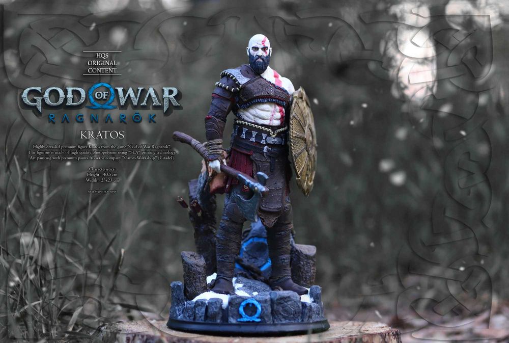 Фигурка Кратоса из игры "God of War Ragnarok" ("Бог войны" Кратос)