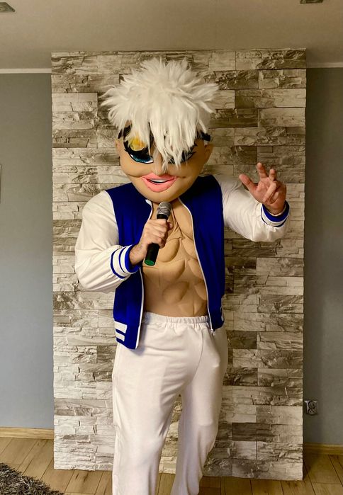 Tancerz Skolim ,Alvaro ,biały miś,wynajem,żywa maskotka