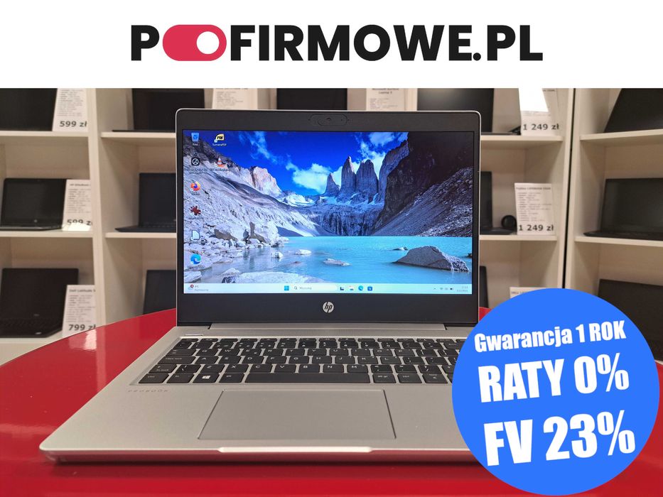 13" Laptop HP ProBook 430 G7 i3-10gen 8GB Win11 SSD Kamera HDMI USB-C