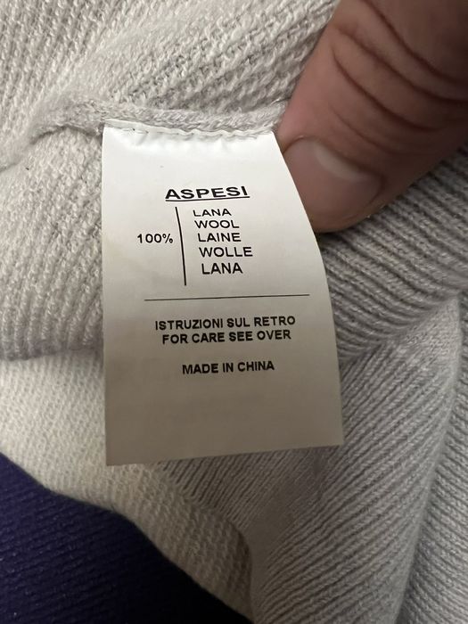 Светр aspesi wool size 52