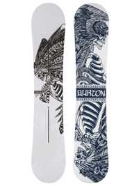Deska snowboardowa Burton Twin 154 + Wiązania Burton Custom EST