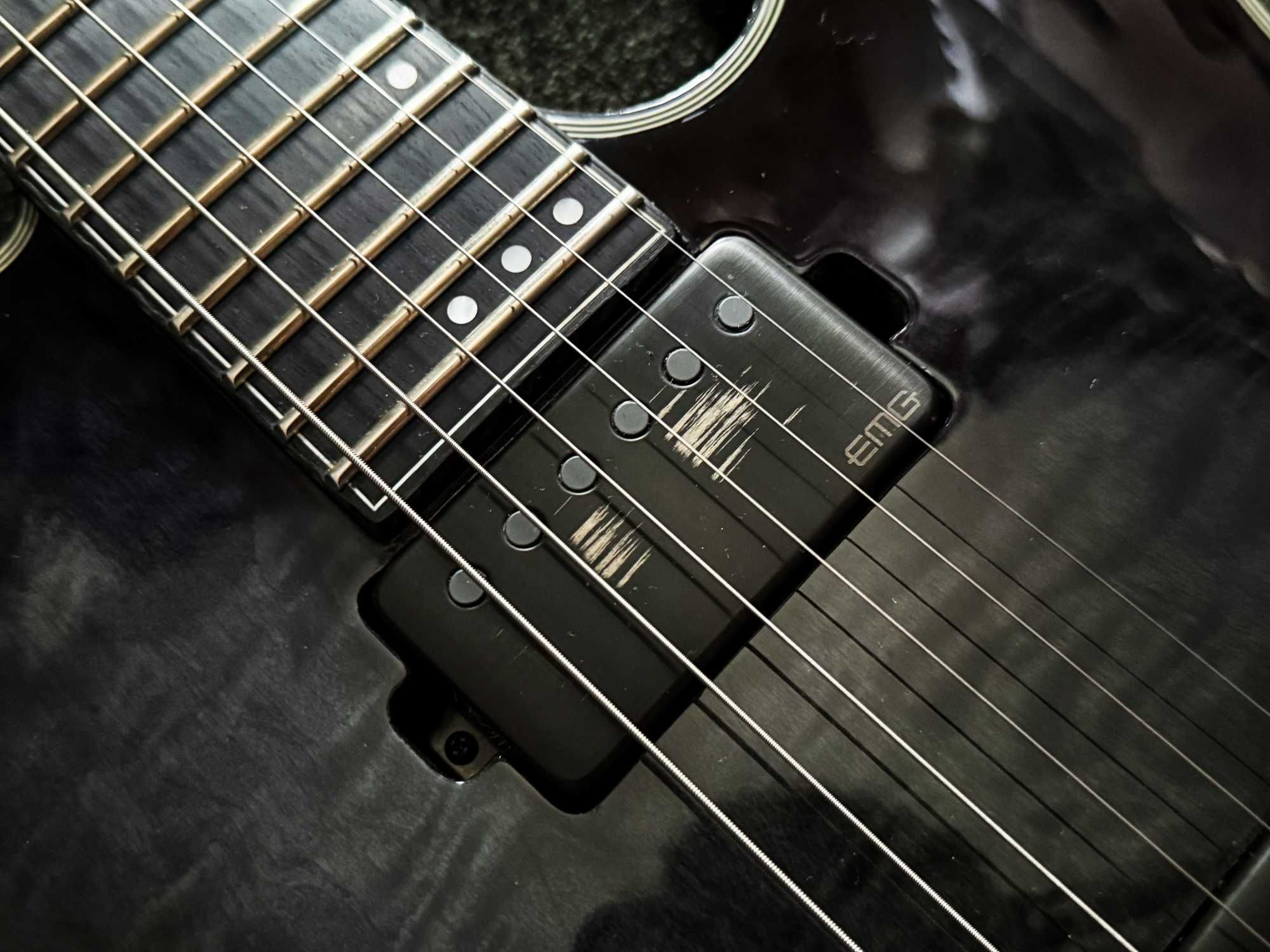 Schecter Hellraiser Hybrid PT Trans Black Burst + pokrowiec