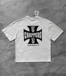 Футболка West Coast Choppers білого кольору / оверсайз