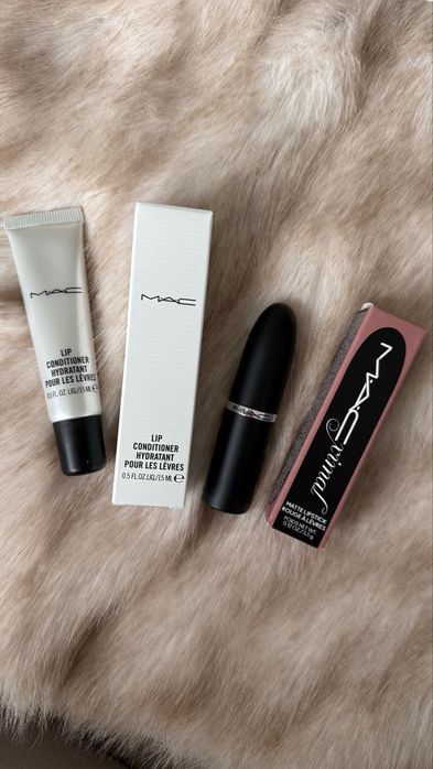 Nowe Zestaw MAC: lip conditioner i matte lipstick