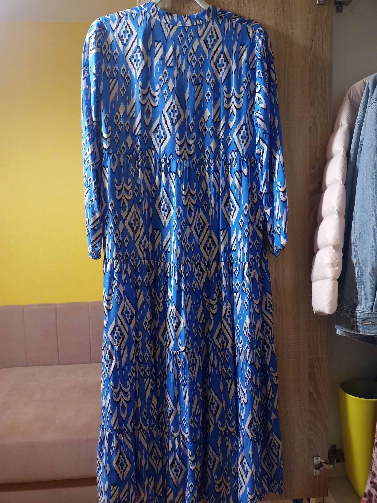 Sukienka maksi boho Zara Oversize XS/S