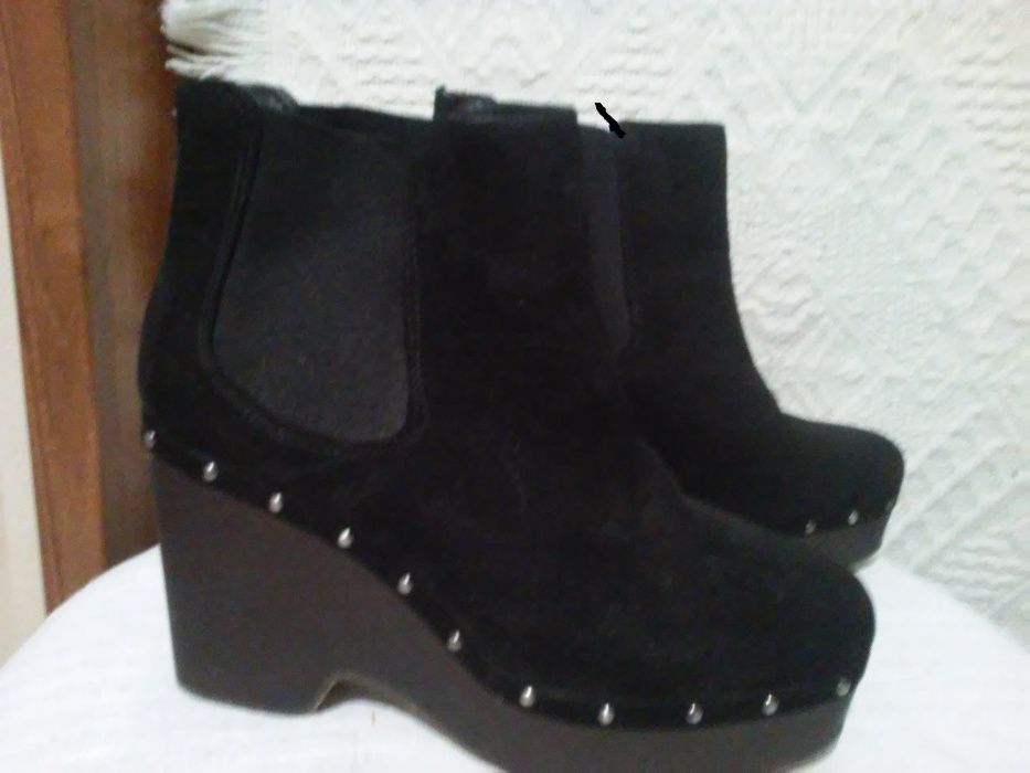 buty-botki/ kozaki roz. 38/39 jak nowe