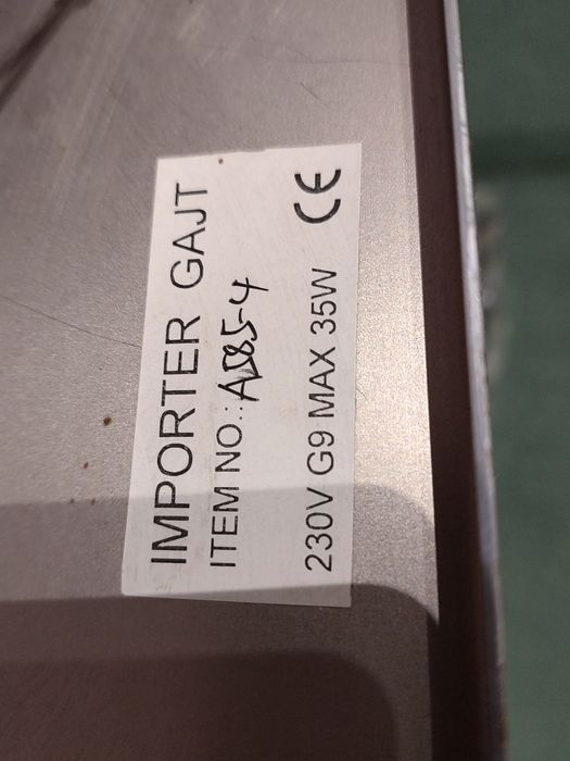 Żyrandol loft metal szkło