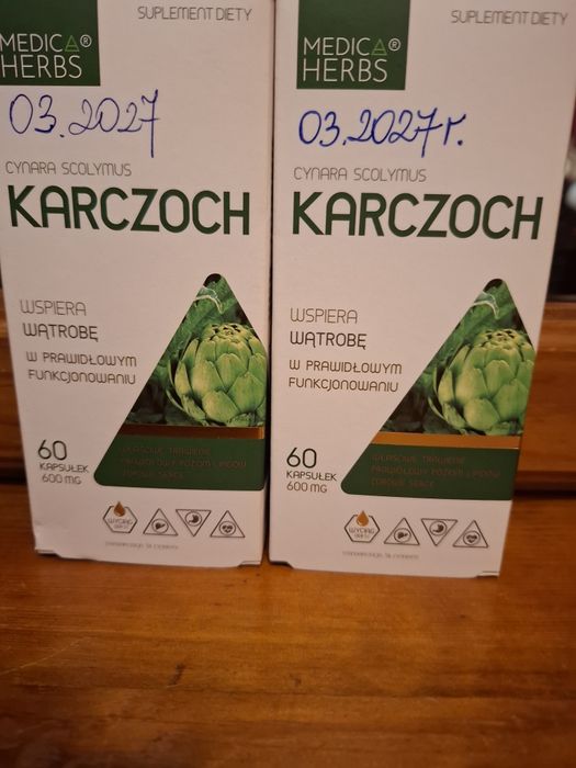 suplement diety karczoch,  dw.03.2027
