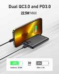 PowerBank 10000mAh powerbank 22,5W PD QC3.0 Szybkie ładowanie USB C
