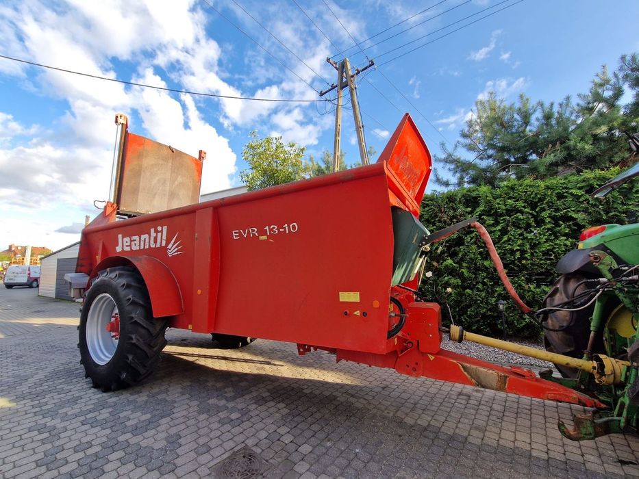 Brochard Jeantil EVR 13-10  2010r. Import Oryginał Pierwszy właściciel Rozrzutnik obornika używany