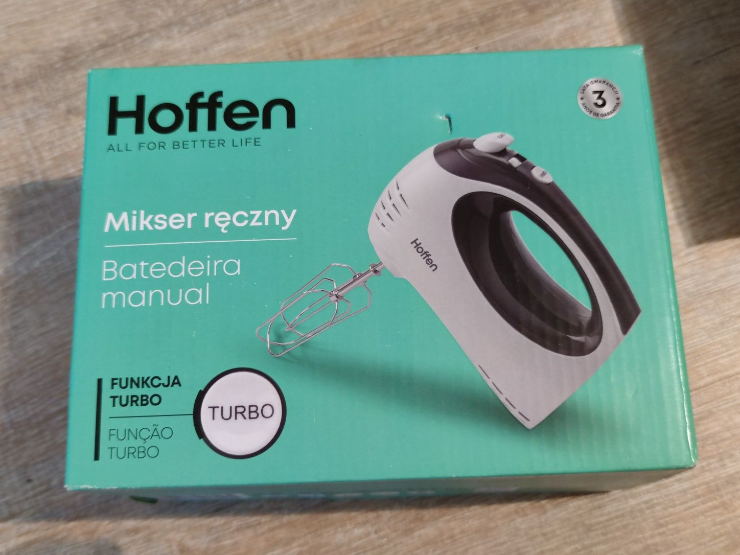 HOFFEN Mikser 300W Nowy mocne mieszadła 
Materiał: tworzywo sztuczne,