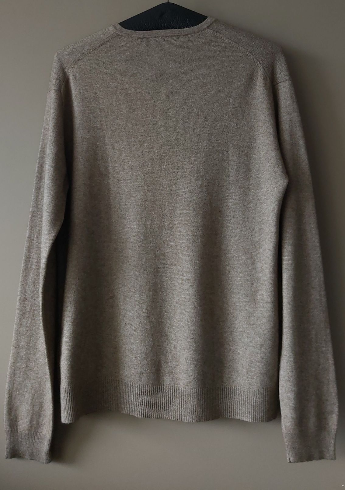 DKNY Donna Karan męski sweter z kaszmirowy z jedwabiem rozmiar M