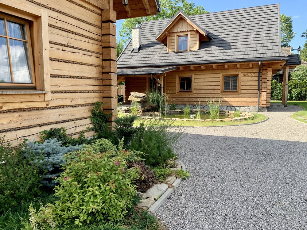 Domy z bali do wynajęcia. Bania. Beskidy.