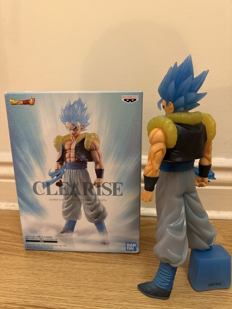 Banpresto Dragon Ball Clearise Super Sayan Blue Gogeta Figura