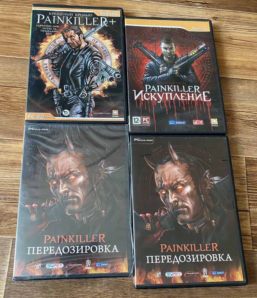 Ігри ПК (PC): Fallout, Painkiller, Postal, Gothic, WarCraft, Sacred 2.