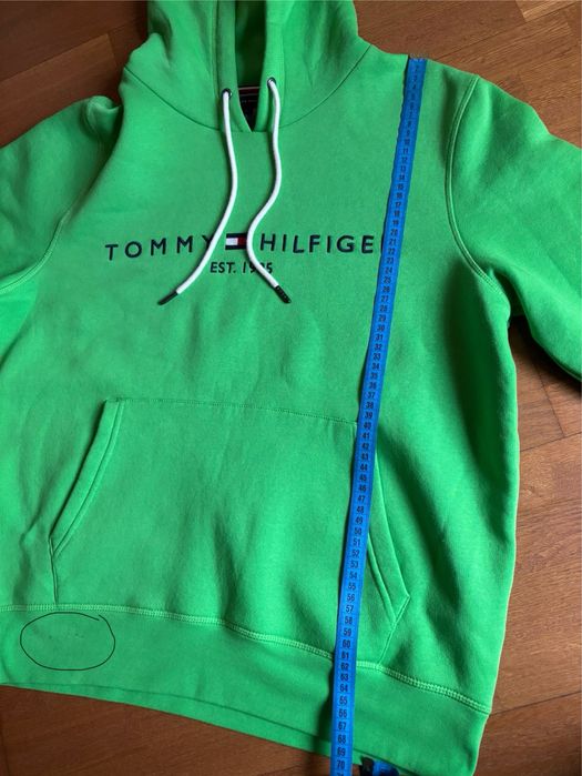 Чоловіче зелене худі TOMMY HILFIGER