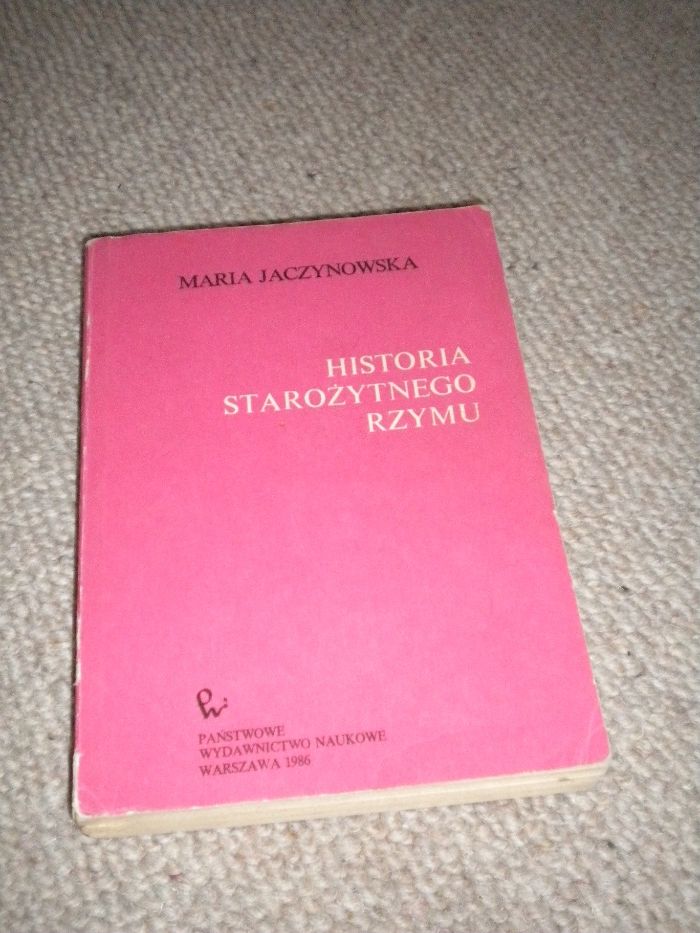 M. Jaczynowska, Historia starożytnego Rzymu