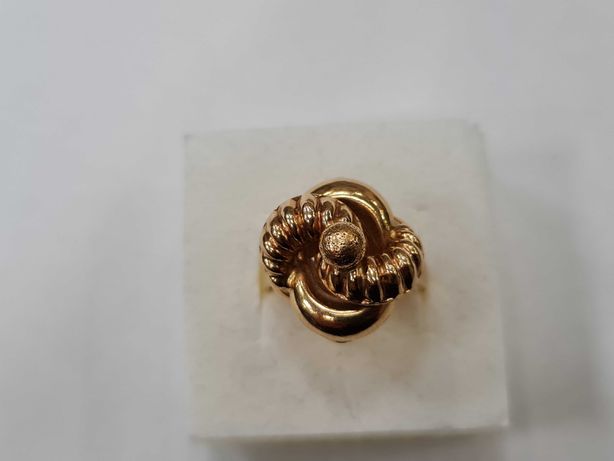Złoty pierścionek/ 750/ 5.47 gram/ R16/ Lite złoto