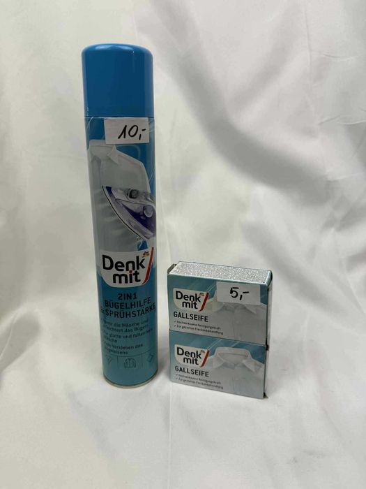 spray do prasowania i kostki odplamiające  – 10/5zł