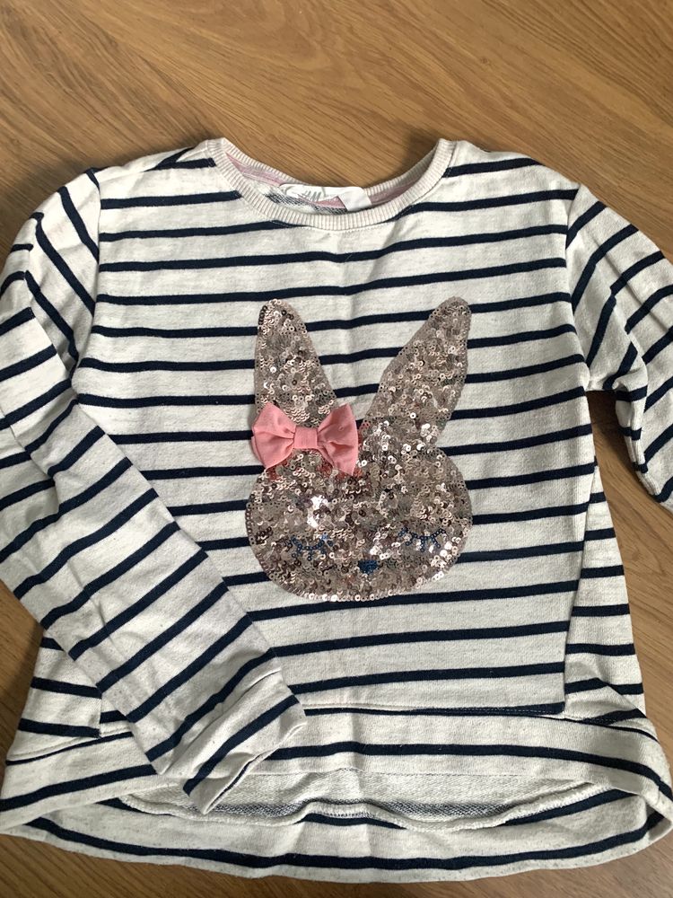 H&M paka ubrań dla dziewcztnki r. 116