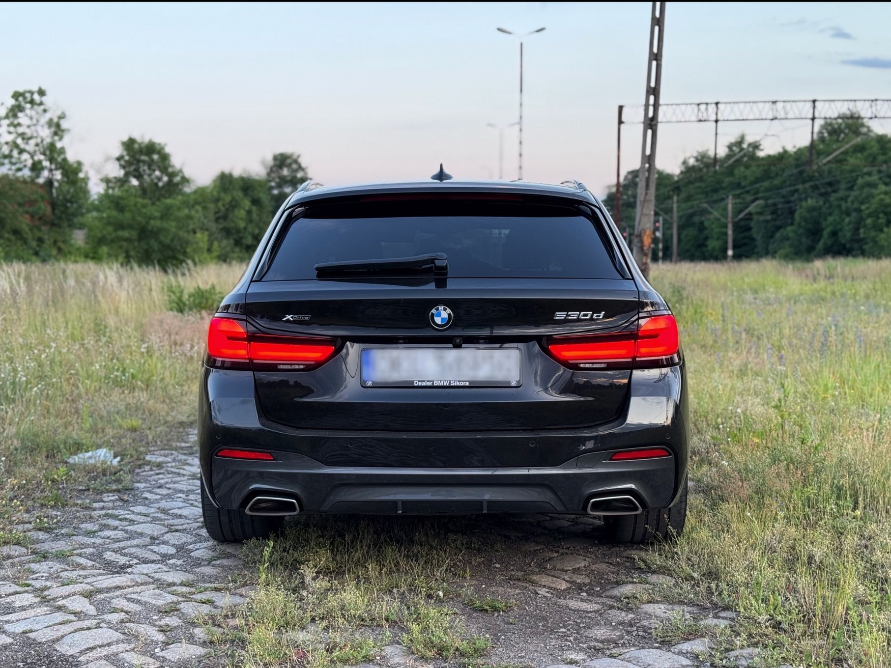 BMW Seria 5 BMW G31 LCI 530d Xdrive Mpak Skrętna tylna oś