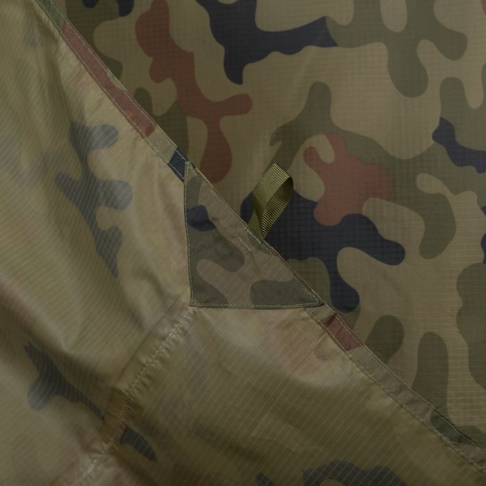Tarp turystyczny płachta biwakowa 2m x2,5m HELIKON Czarny PO-STS-PO-01