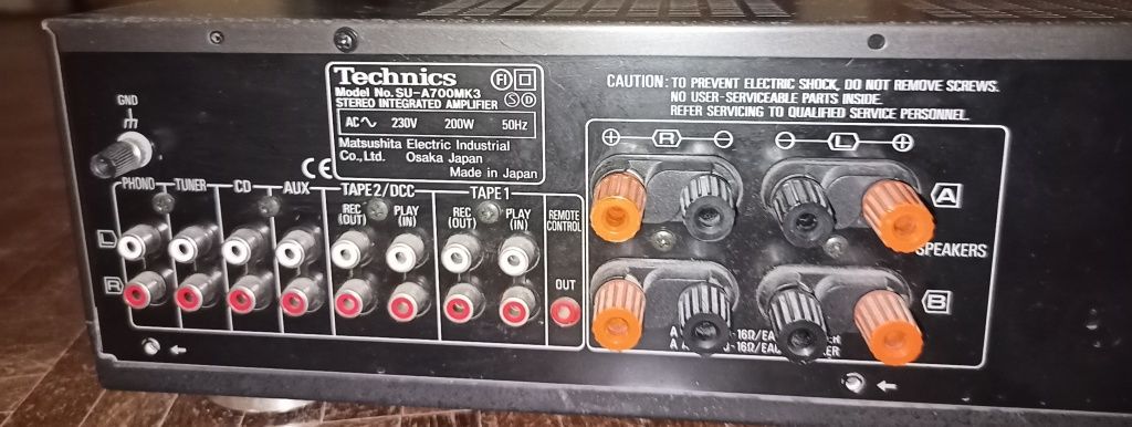 Amplificador Technics A700 MK3