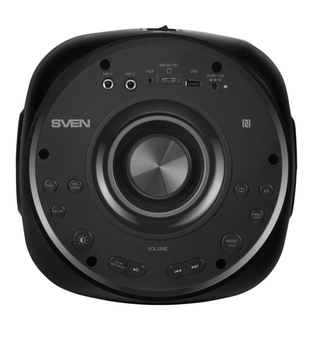 Акустична система SVEN PS-770 Black (100Вт, TWS, bluetooth, FM