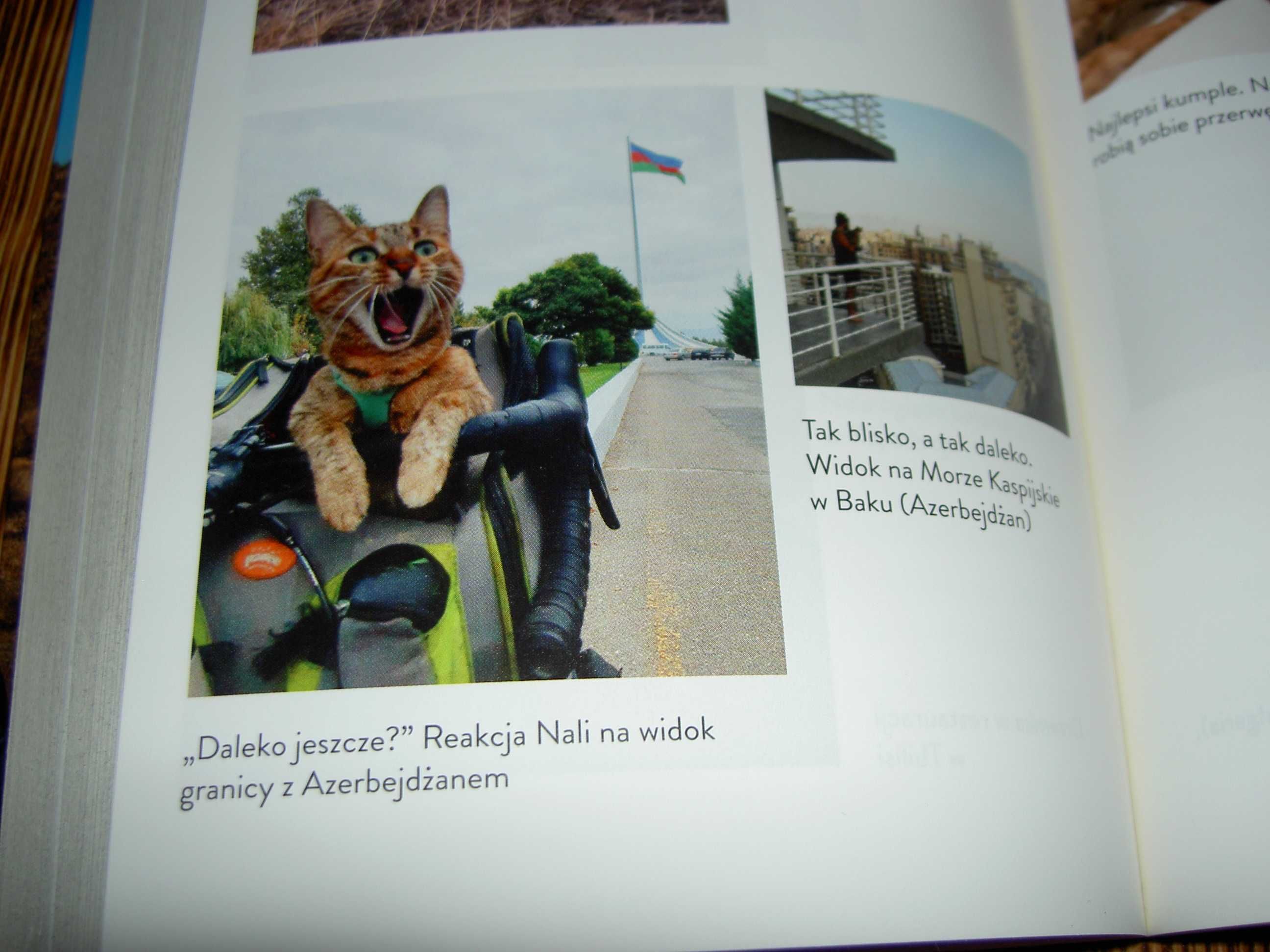 Świat Nali Dean Nicholson Człowiek Kot Rower podróż dookoła świata