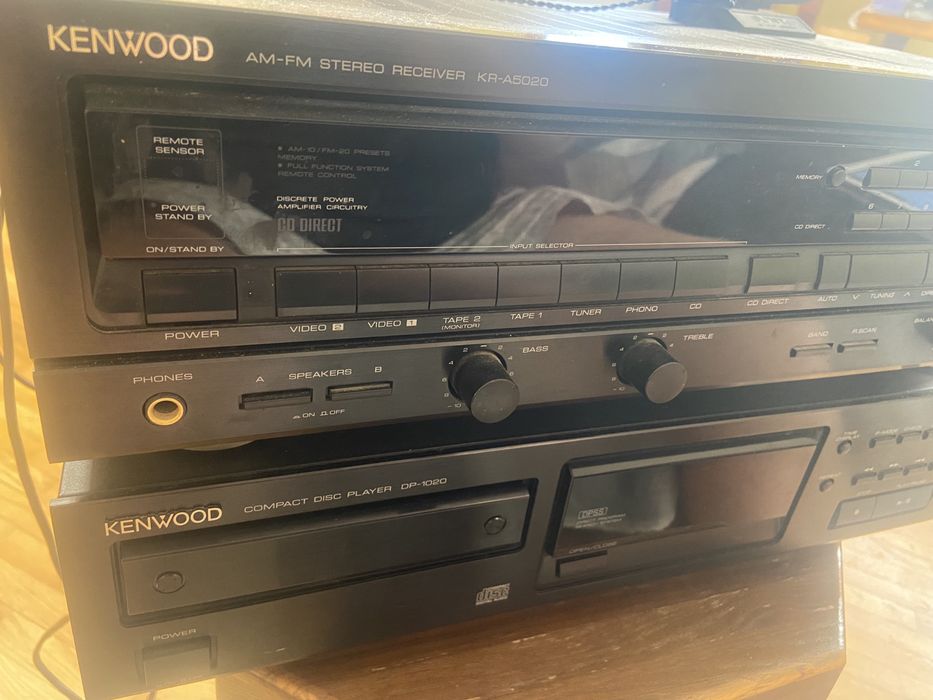 Стерео ресивер и проигрыватель компакт дисков Kenwood KR-A5020