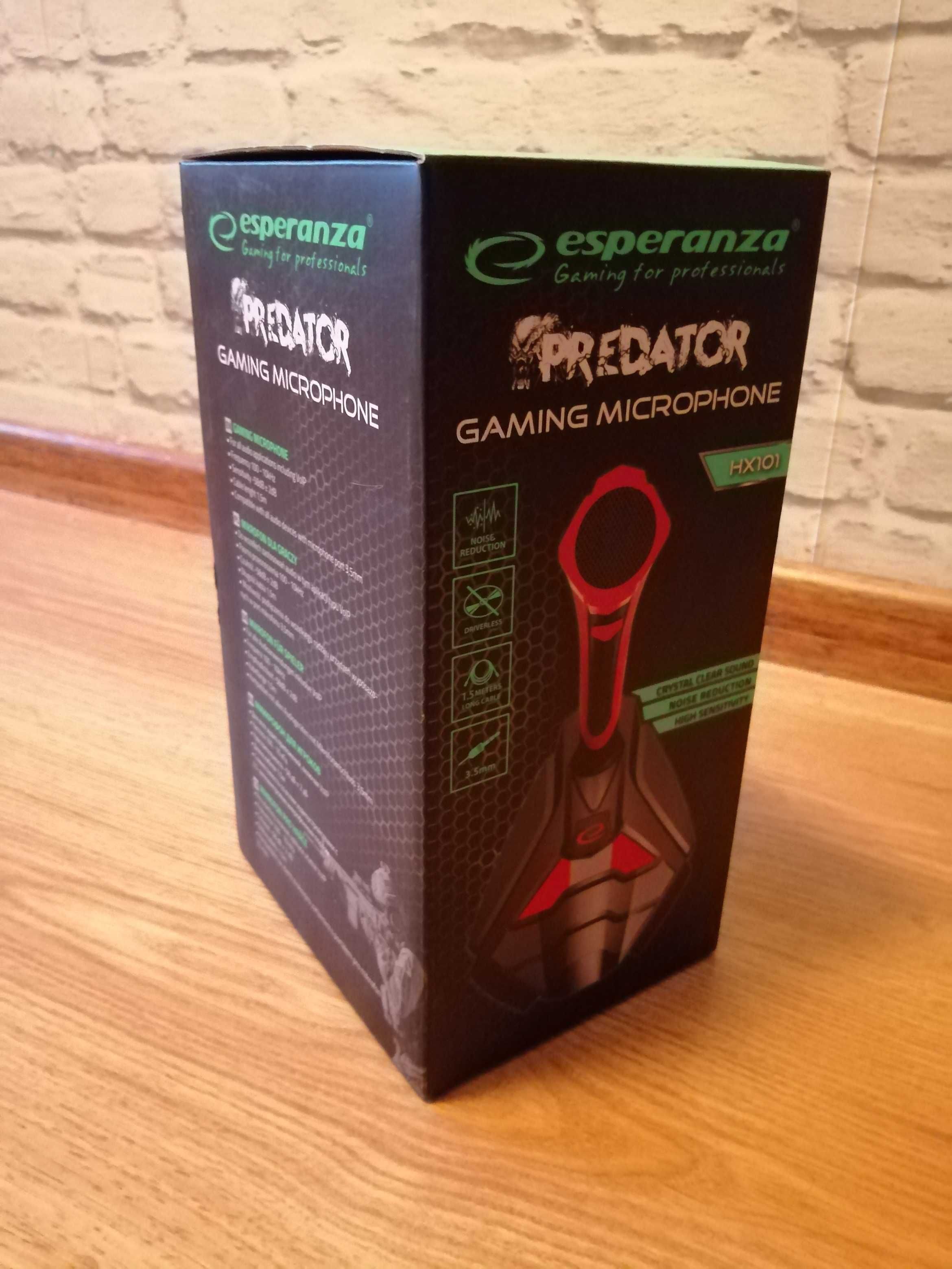 mikrofon gamingowy esperanza predator