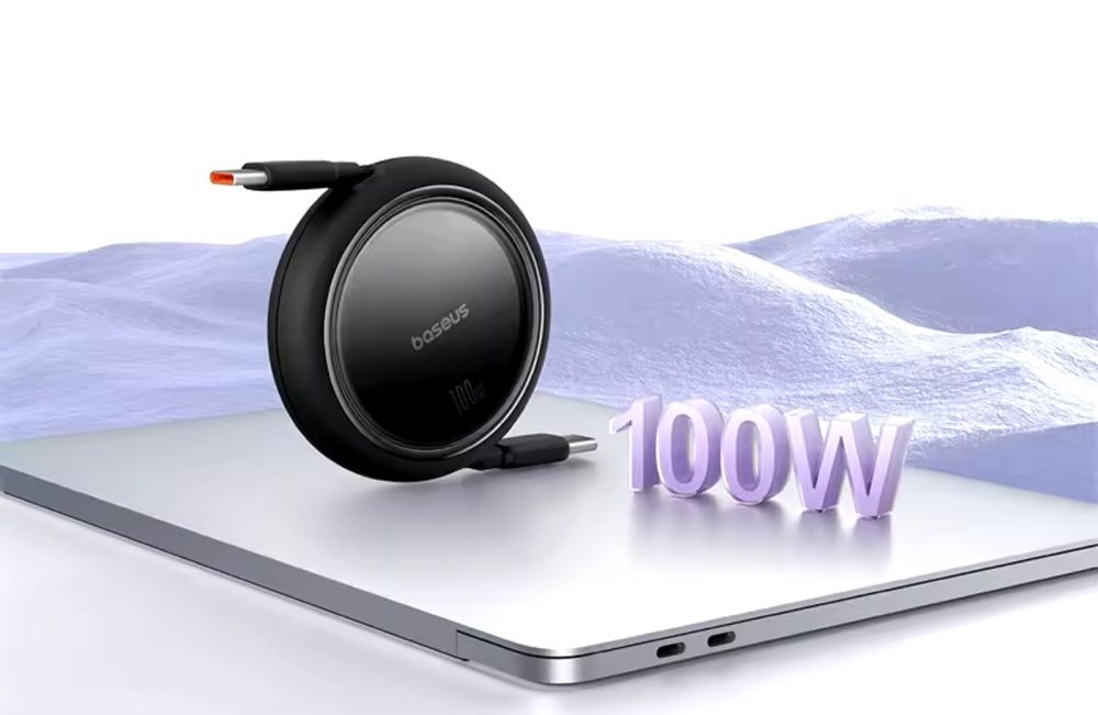 Baseus Free2Draw Mini 100W Type-C кабель 1м оригінал швидка зарядка