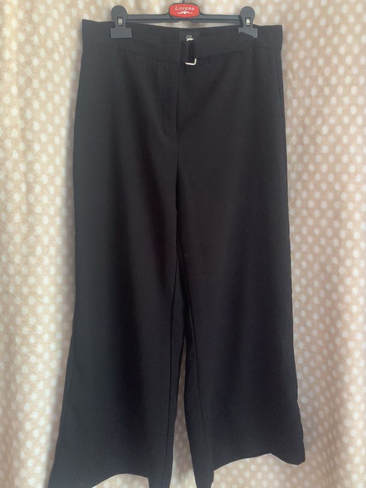 Штани широкі River Island L / XL чорні