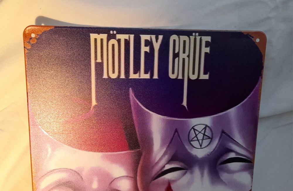 Motley Crue - placa metalica 30cm X 20cm , novo