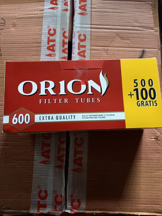 Gilzy papierosowe z filtrem