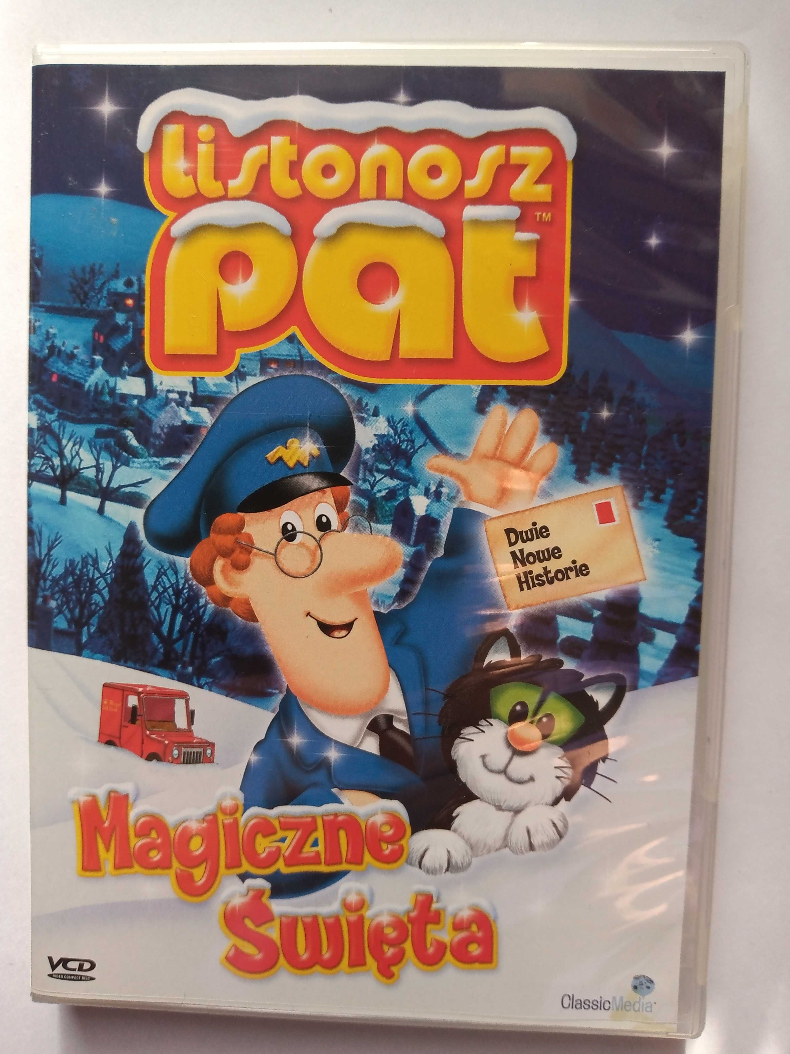 zestaw-płyta DVD z bajkami listonosz Pat, świnka peppa, strażnicy mias