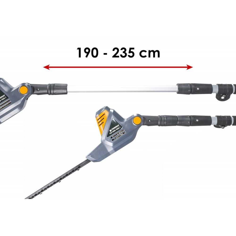 Elektryczne nożyce do żywopłotu na wysięgniku 45CM 900W